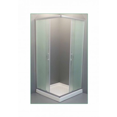 GLORIA ASCOT-MAT - ΚΑΜΠΙΝΑ 4/ΓΩΝΗ ΣΧΕΤΗ 80*80 ΧΡΩΜΕ - ΓΥΑΛΙ MAT 80-1960