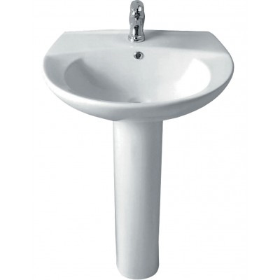 Νιπτήρας με κολώνα HUIDA PORTA NOVA 62×51 cm set-0160