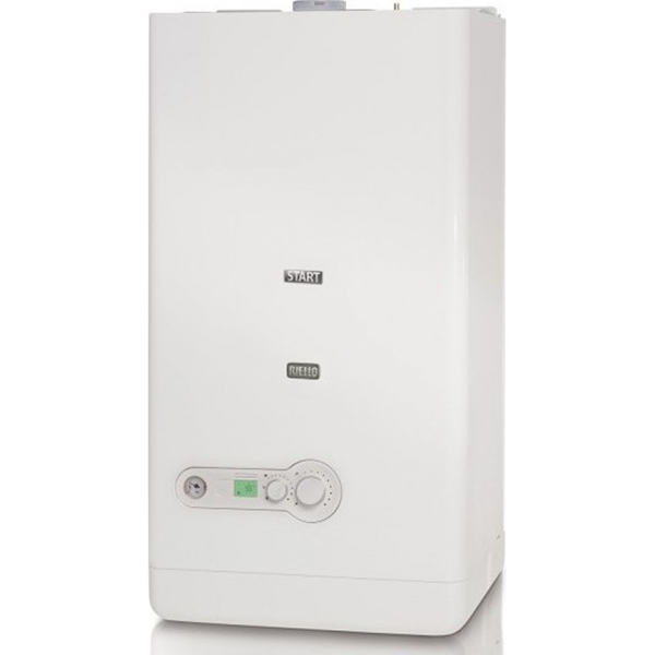 Riello start condens 29 kis επίτοιχος λέβητας φυσικού αερίου ή υγραερίου συμπύκνωσης (Δώρο καμινάδα και θερμοστάτης)