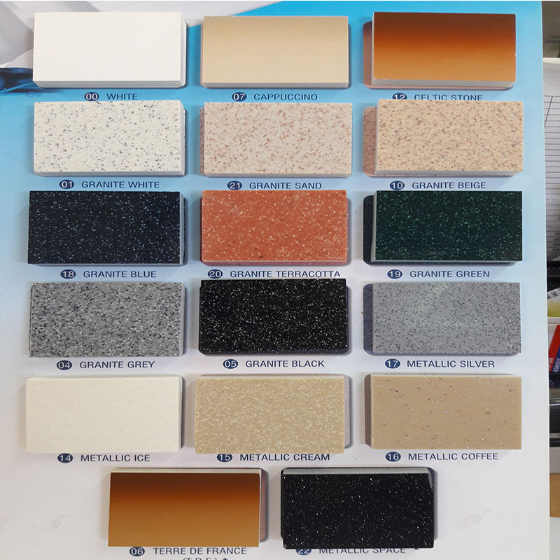 Νεροχύτης Συνθετικός Florence POTENZA 82 cm Μπεζ Καφέ (48-2312) - Image 2